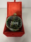 Cn 2009 Canadian National Railway Locomotive Glass Ornament With Box