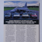 1987 Saab 9000 Turbo 900 Fighter Jet Vintage Original Print Ad