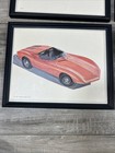 Vintage 1960 s Chevrolet Concept Cars 4 Prints In Frames Xp Vett Cerv1 Monza