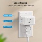 Dewenwils Wireless Remote Control Outlet remote Light Switch 1 Remote 3 Outlets
