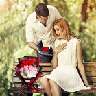 Roses Bouquet Artificial Flower - Preserved Red Rose Flowers With Love Necklace