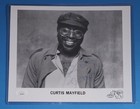 Curtis Mayfield Signed Original Vintage 8 x10  Promo Photo With Jsa Loa Psa Bas