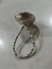 Native American Bench Made Navajo Pearl Baby Rattle Rare 17g 925 Sterling Silver