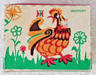 Vtg Ussr Soviet Wind Up Tin Chicken Toy W Box   Key Export Russia - Works Great