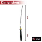 Kill Bill Handmade Hanzo Demon 1060 Metal Sword - Full Tang Overall 40 