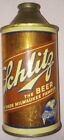 Vintage Schlitz Beer Cone Top Beer Can Metal Milwaukee Wisconsin