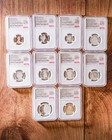 1776-2026 S Silver Proof 10-piece Complete Set   Ngc Pf70 Fdoi