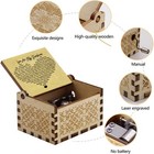 Vintage Wooden Music Box Gift For Mom From Daughter Son Women Gifts Wood 