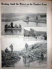 Original Old Vintage Print 1917 Ww1 Belgian Siers Flanders American Marines