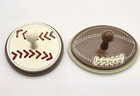 Wall Hooks Football Baseball Plaques Wood Kid s Room Coats Sport Accessaries 