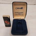 Vintage Imported Colibri Electro-quartz Floral Lighter Decor - Original Box