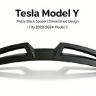 Rear Trunk Spoiler Wing 2020-2024 Tesla Model Y Aero Blade Design Matte Black