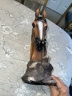 Large Horse Head Bust Resin Statue Equestrian Home Decor beautiful