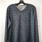 Adidas Techfit Shirt Mens Large Black Heather Long Sleeve Climalite Fitted 
