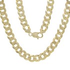 14k Yellow Gold Solid Curb Cuban Link Chain Necklace 20  9mm 42 4 Grams