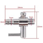 50pcs 1-way Air Distributor Splitter Control Valves Threaded For Aquarium