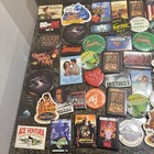 Vintage Movie Assortment Button Pins Lot Of 80 Free Shipping Euc