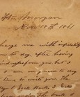 Confederate Letter From Fort Morgan Al By Hiram T Holt  2nd Alabama Inf  Rare 