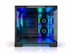 Lovingcool Argb Gaming Pc Matx Case     Tempered Glass With 3 Fans