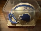 Lem Barney Autographed Mini Helmet Signed Detroit Lions Hof 92