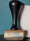 Vtg United States Post Office Wooden Handled Rubber Ink Stamp  us Savings Bonds 