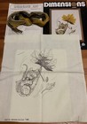 Vtg Dimensions Crewel Kit  1030 - Windblown Mouse - Persian Wool - 11  X 14     