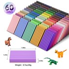Polymer Clay 60 Colors  Modeling Clays For Kids Diy Starter Kits  Oven Baked    