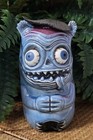 Skull Fink Neko Blue Tiki Mug Munktiki