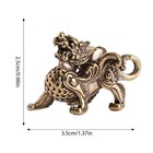 Mini Chinese Dragon Statue Brass Dragon Figurine Ornament Feng Shui Gift