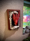  unpainted  Dragon Picture Nook - Draconic Decoration - Wall Wyrm