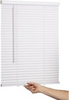 Cordless Mini Blind  1  Vinyl Slats  48  Wide X 48  Long - White  Window Blin   