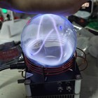 Blue-white Plasma Toroid Drive Circuit Xenon Gas Ring Tokamak Ark Reactor Globe