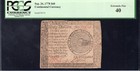 Cc-86 September 26  1778  60 Colonial Continental Currency Pcgs 40 70173