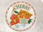 Himark 10 5  Cherry Pie Recipe Plate Golden Pie Collection Baking Dish White