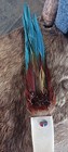   awesome  Native American Ceremony Smudge Prayer Fan Macaw 1970s Nice   