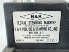 B   K Tool   Die Stamping Co Model H Floral Stemming Machine Heavy Duty Working