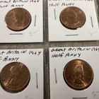 Collection Of  15  Great Britain Elizabeth 2nd Unc 1964 Half Pennies