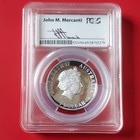 Australia 2014  1 Wedge-tailed Eagle High Relief Silver Pcgs Pr69dcam