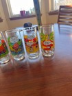 Mcdonald s Peanuts  camp Snoopy  Set Of 4 Different Glasses