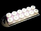 12 Purple Led Submersible Waterproof Floral Decor Wedding Centerpiece Tea Light