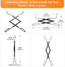 Uten Fireplace Tongs Fire Pit Firewood Tongs Heavy Duty Firetongs Camping Tools