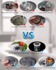 2 Pack Hibbent Upgraded 3 In 1 Kitchen Sink Drain Strainer And Stopper Combo
