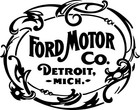 Ford Die-cut 1903 Re-drawn Historic Vintage Logo Sticker Decal