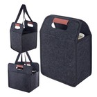 Foldable Drink Carrier With Adjustable Compartments For Coffee  Bottles   Cans