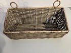Hanging Wall Basket 12  X 5 5  Rustic Farmhouse Decor