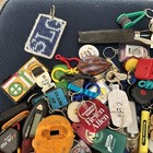 Large Lot Of Vintage Keychains - All Types And Conditions