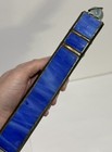 Vintage Leaded Stained Slag Glass Kaleidoscope - Mid Century Modern 9  Long Rare