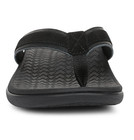 Vionic Tide 2 0 Toe Post Sandal  Black Suede