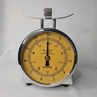 Vintage Salter Stainless Steel Kitchen Scale 11 Lb 5kg 7  Yellow Face Farmhouse