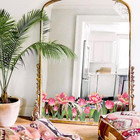 Tulip Static Window Clings Double Sided  Spring Flower Anticollision Decals For